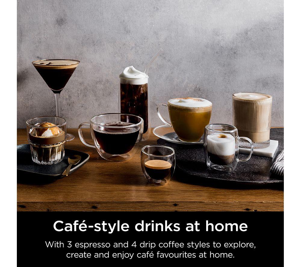 NINJA Luxe Cafe Premier Series ES601UK Bean to Cup Coffee Machine - Silver & Black image number 4 of 20