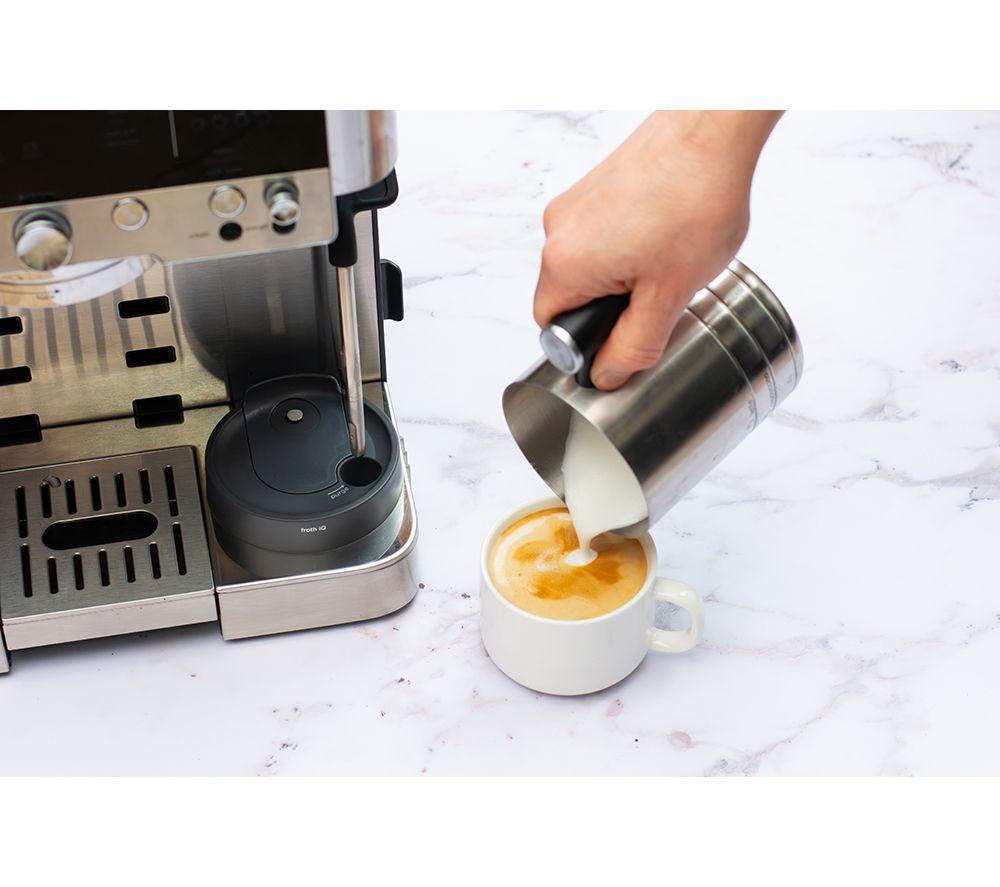 NINJA Luxe Cafe Premier Series ES601UK Bean to Cup Coffee Machine - Silver & Black image number 15 of 20