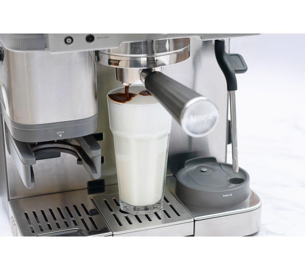 NINJA Luxe Cafe Premier Series ES601UK Bean to Cup Coffee Machine - Silver & Black image number 17 of 20