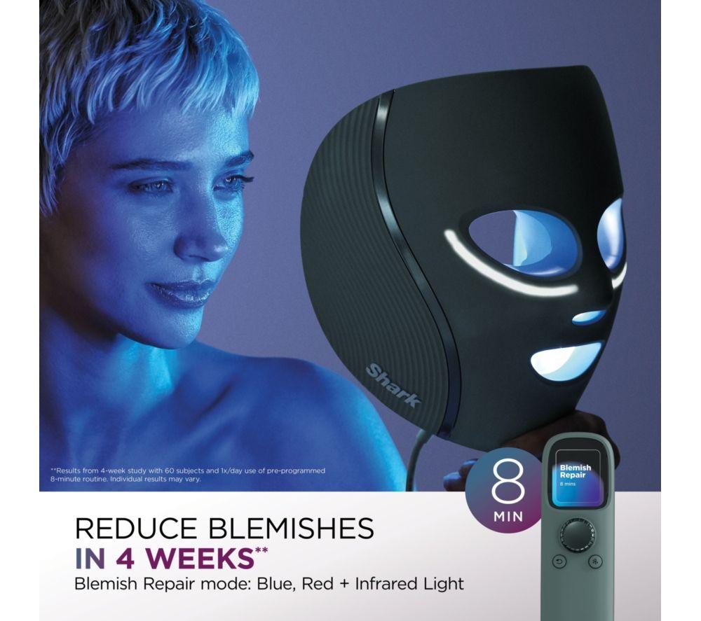 SHARK FW312UKSG CryoGlow Under-Eye Cooling LED Anti-Ageing & Blemish Repair Mask &ndash; Frosted Green image number 8 of 12