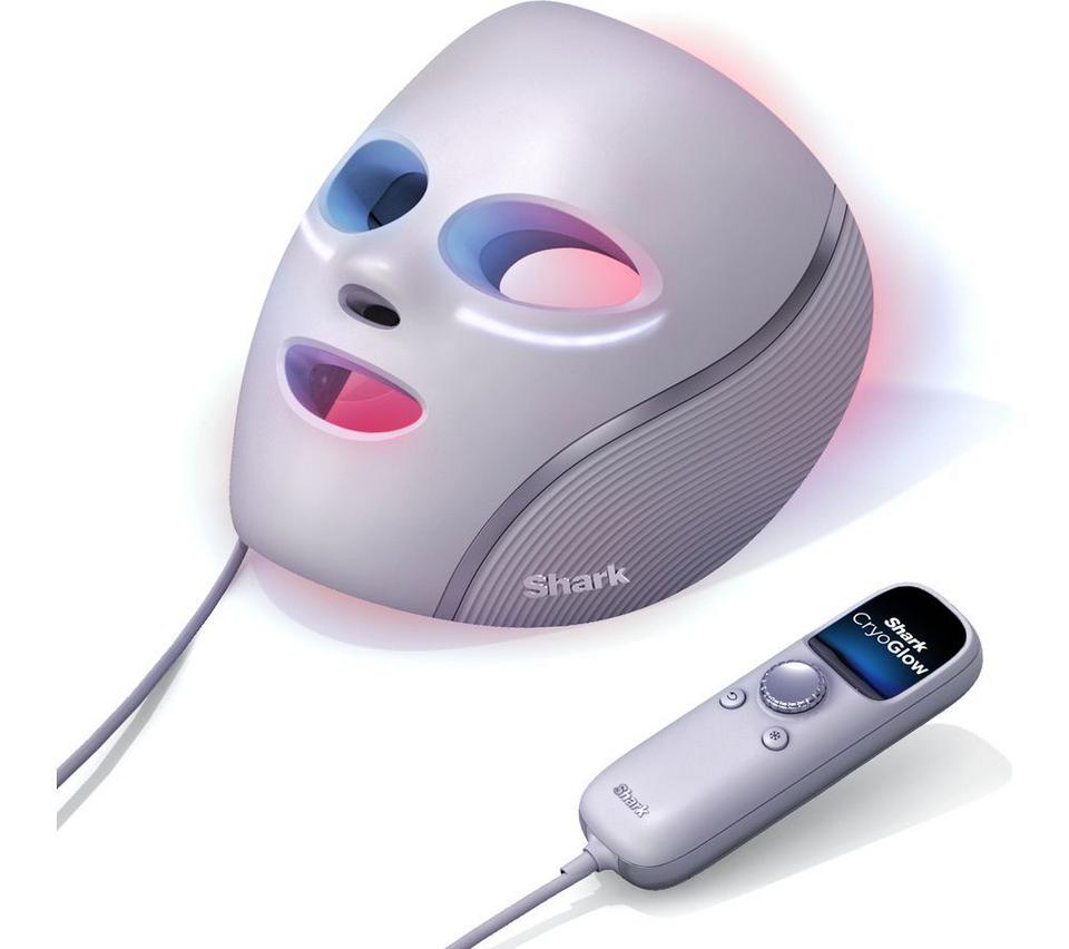 SHARK FW312UK CryoGlow Under-Eye Cooling LED Anti-Ageing & Blemish Repair Mask – Lilac Chill