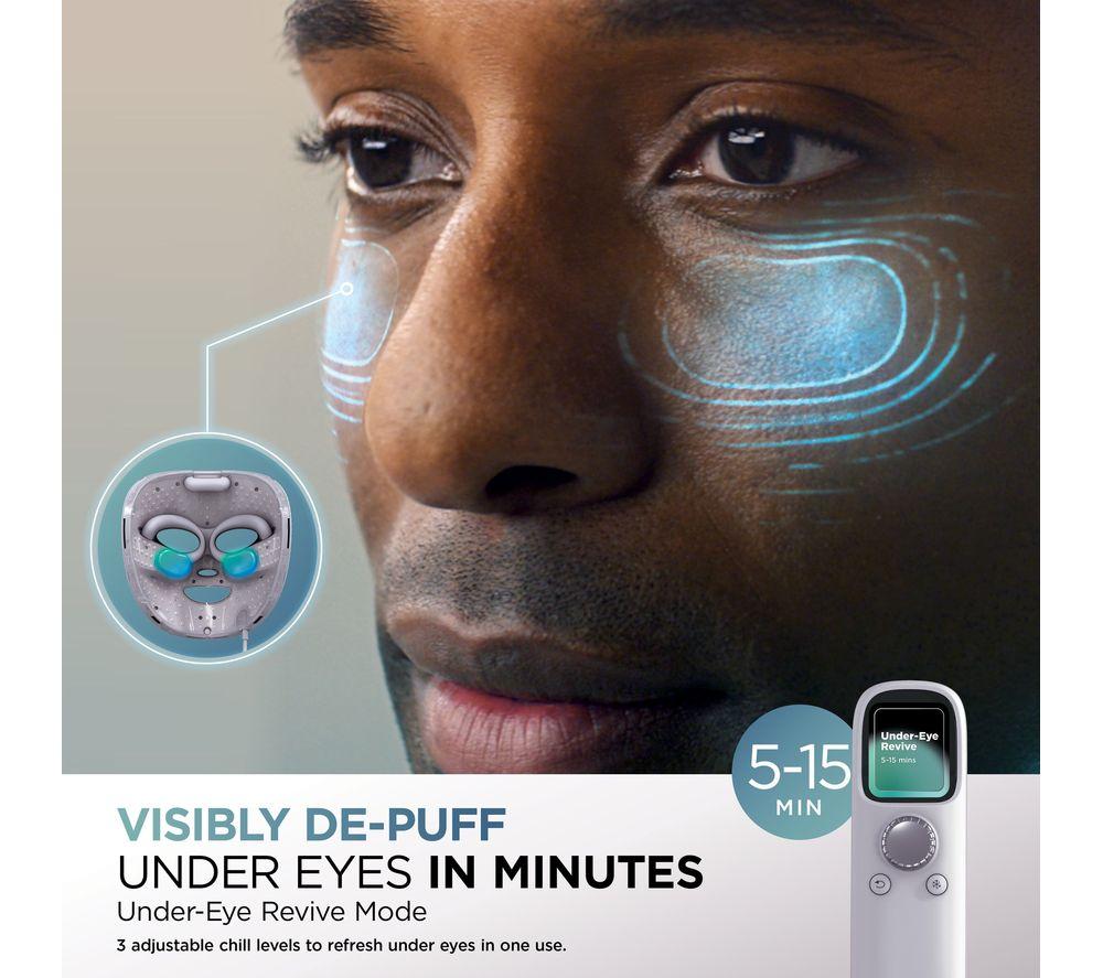 SHARK FW312UK CryoGlow Under-Eye Cooling LED Anti-Ageing & Blemish Repair Mask &ndash; Lilac Chill image number 10 of 15
