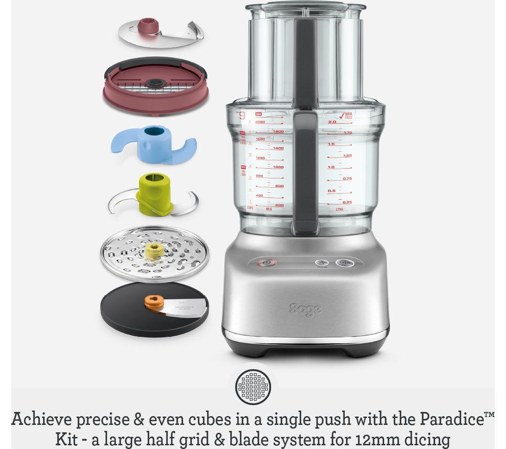 SAGE The Paradice 9 SFP638BSS2GUK1 Food Processor - Stainless Steel image number 5 of 5