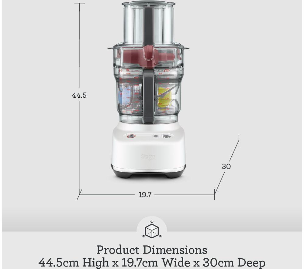 SAGE The Paradice 9 SFP638SST2GUK1 Food Processor - Sea Salt image number 2 of 5