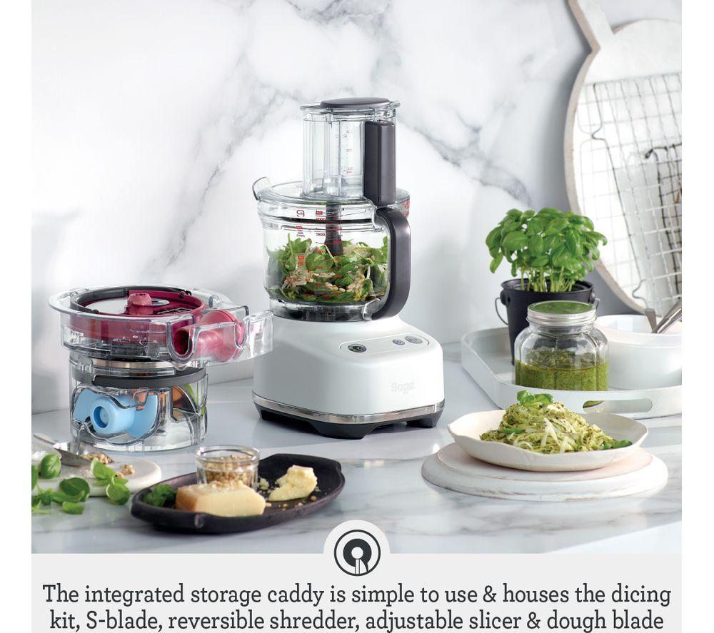 SAGE The Paradice 9 SFP638SST2GUK1 Food Processor - Sea Salt image number 3 of 5