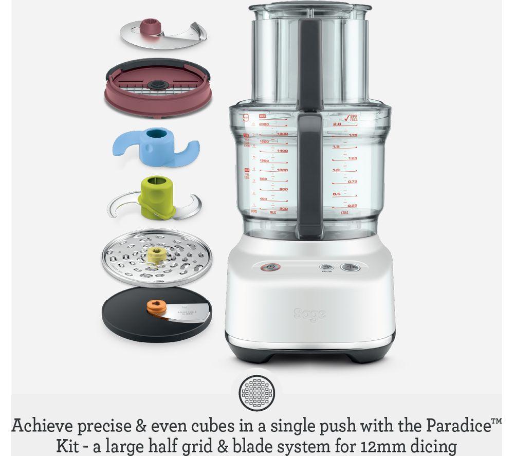 SAGE The Paradice 9 SFP638SST2GUK1 Food Processor - Sea Salt image number 5 of 5