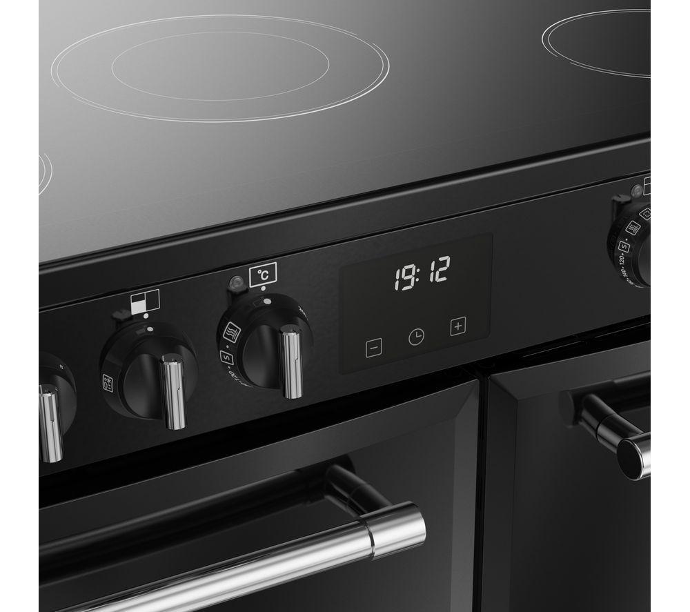 BELLING Farmhouse 90E Electric Ceramic Range Cooker - Black image number 9 of 19