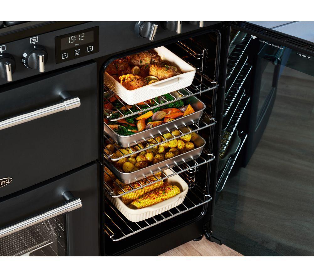BELLING Farmhouse 90E Electric Ceramic Range Cooker - Black image number 12 of 19