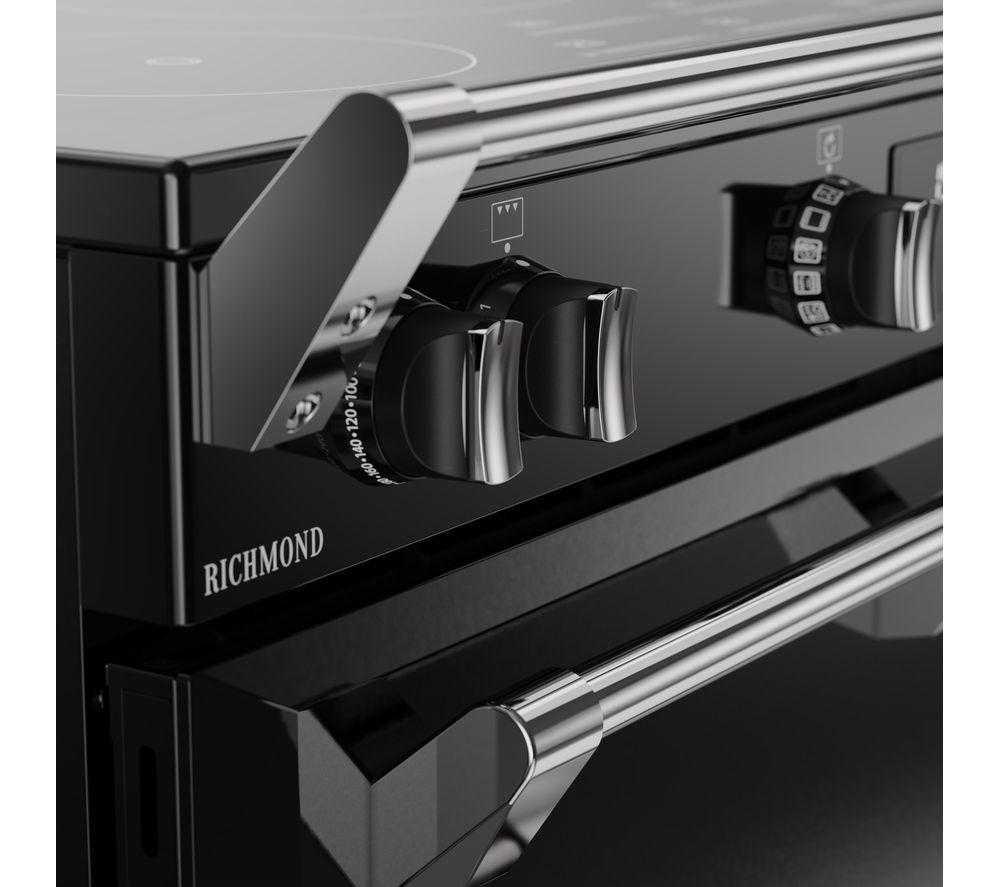 STOVES Richmond 90Ei Electric Induction Range Cooker - Black & Chrome image number 9 of 18