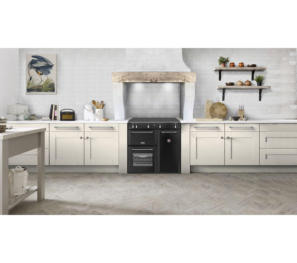 STOVES Richmond 90Ei Electric Induction Range Cooker - Black & Chrome image number 11 of 18