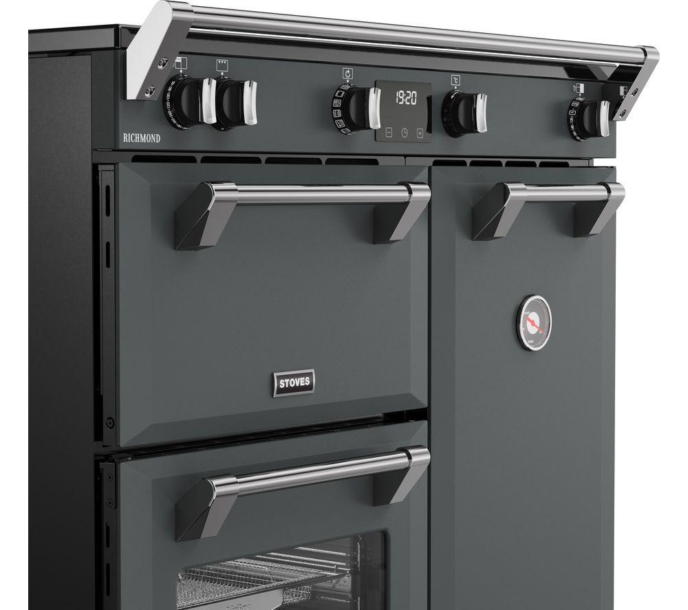 STOVES Richmond 90Ei Electric Induction Range Cooker - Anthracite & Chrome image number 6 of 20