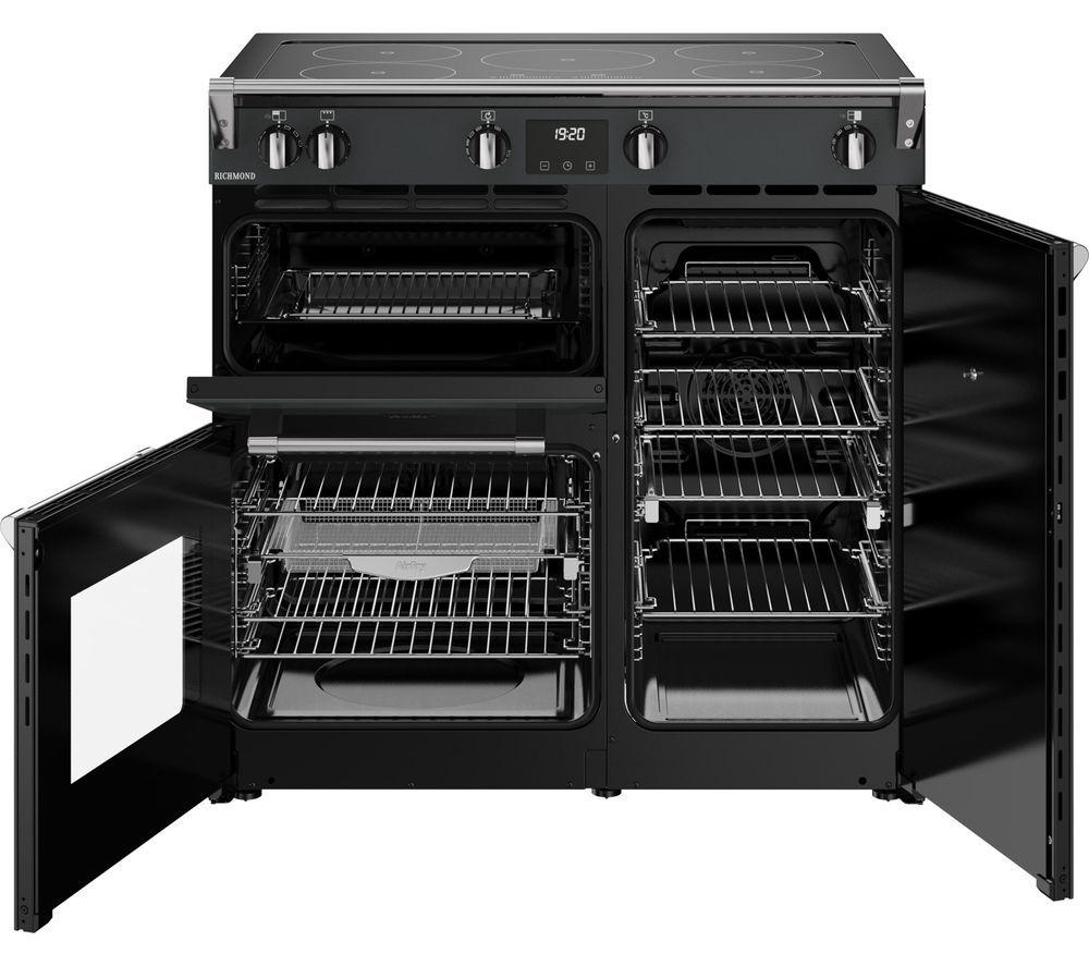 STOVES Richmond 90Ei Electric Induction Range Cooker - Anthracite & Chrome image number 8 of 20