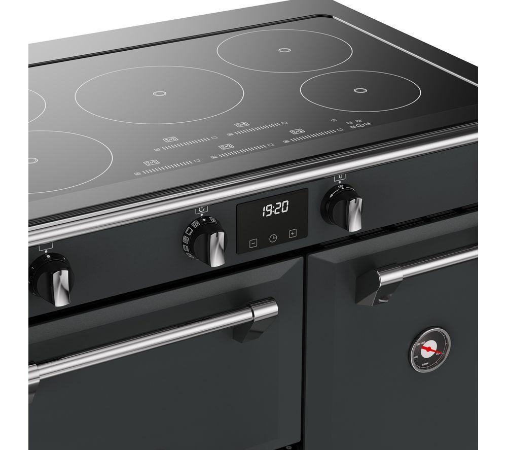 STOVES Richmond 90Ei Electric Induction Range Cooker - Anthracite & Chrome image number 9 of 20