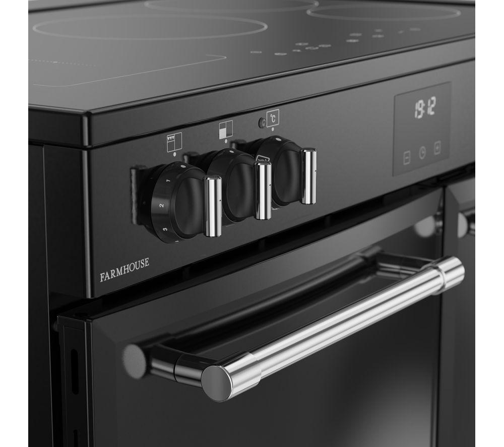 BELLING Farmhouse 90EI Electric Induction Range Cooker - Black image number 5 of 20