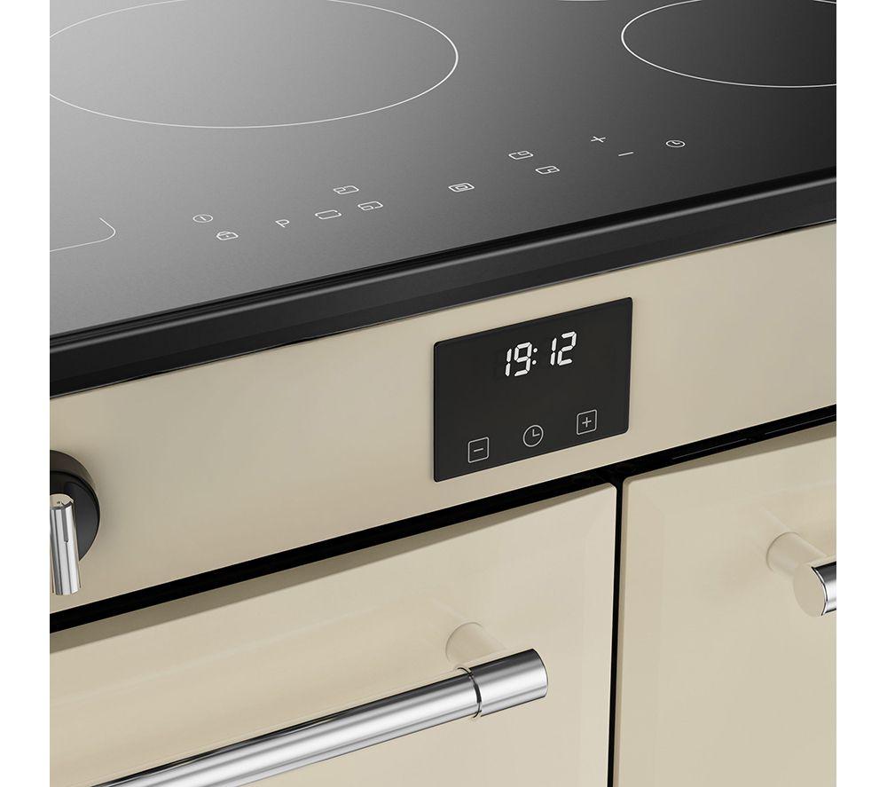 BELLING Farmhouse 90EI Electric Induction Range Cooker - Cream & Chrome image number 7 of 19