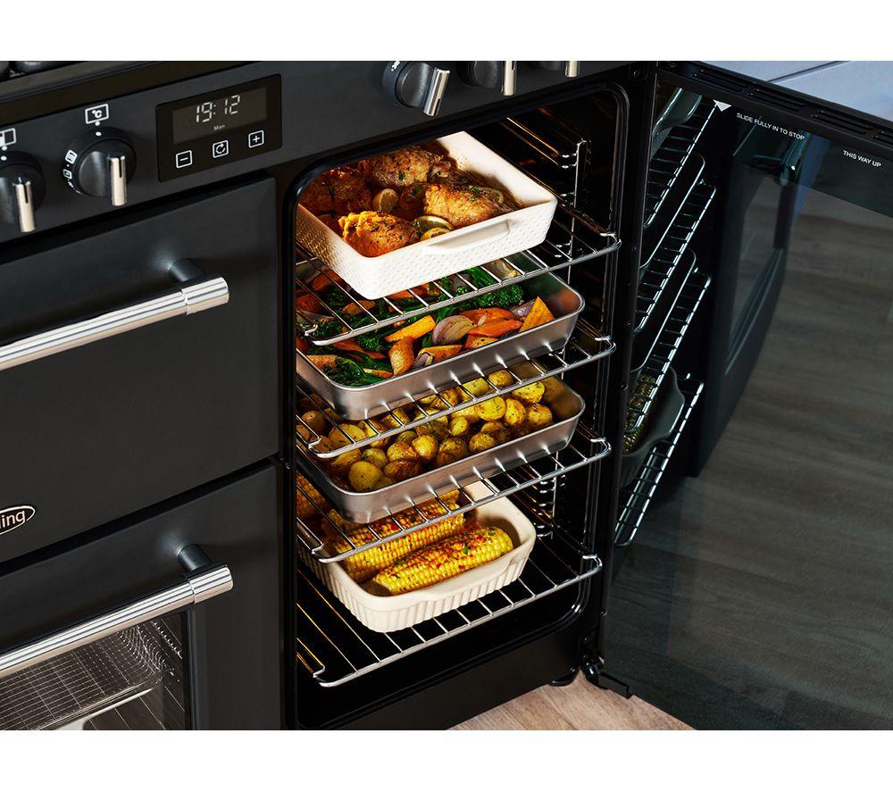 BELLING Farmhouse 90EI Electric Induction Range Cooker - Cream & Chrome image number 13 of 19