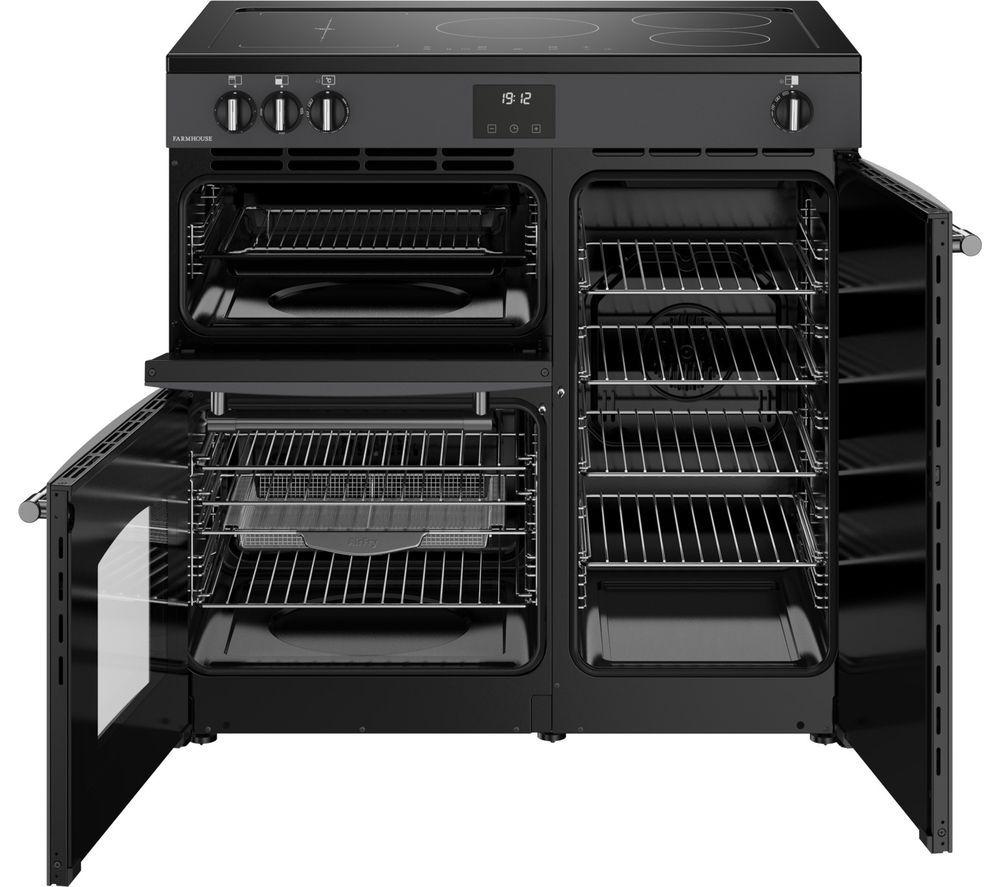 BELLING Farmhouse 90EI Electric Induction Range Cooker - Anthracite image number 8 of 19