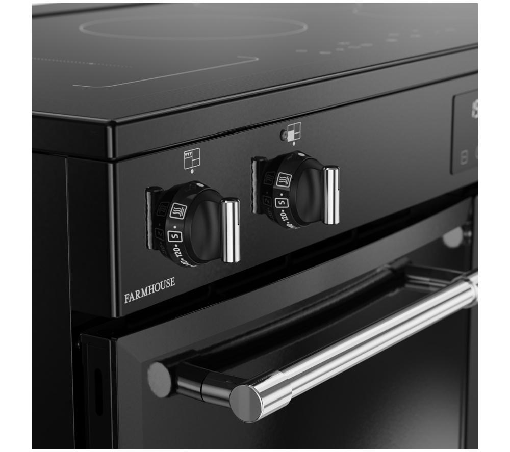 BELLING Farmhouse 100EI Electric Induction Range Cooker - Black image number 5 of 21