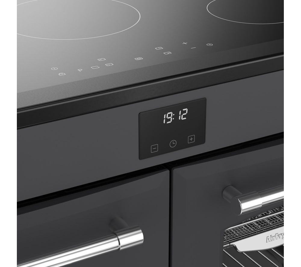 BELLING Farmhouse 100Ei Electric Induction Range Cooker - Anthracite & Chrome image number 9 of 20