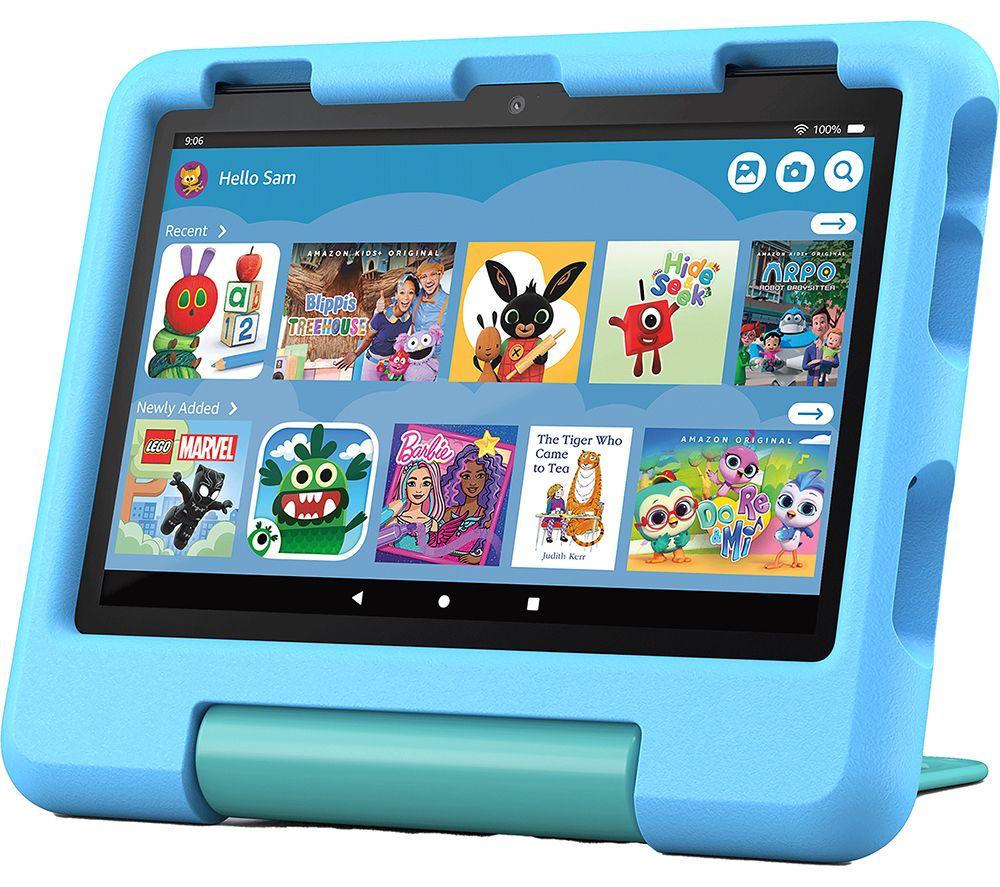 AMAZON Fire HD 8" Kids (ages 3-7) Tablet (2024) - 32 GB, Blue image number 8 of 9