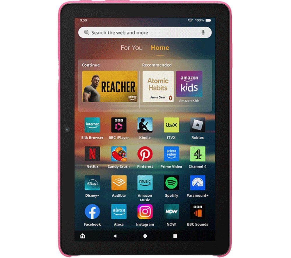 AMAZON Fire HD 8 Tablet (2024) - 64 GB, Black, Black