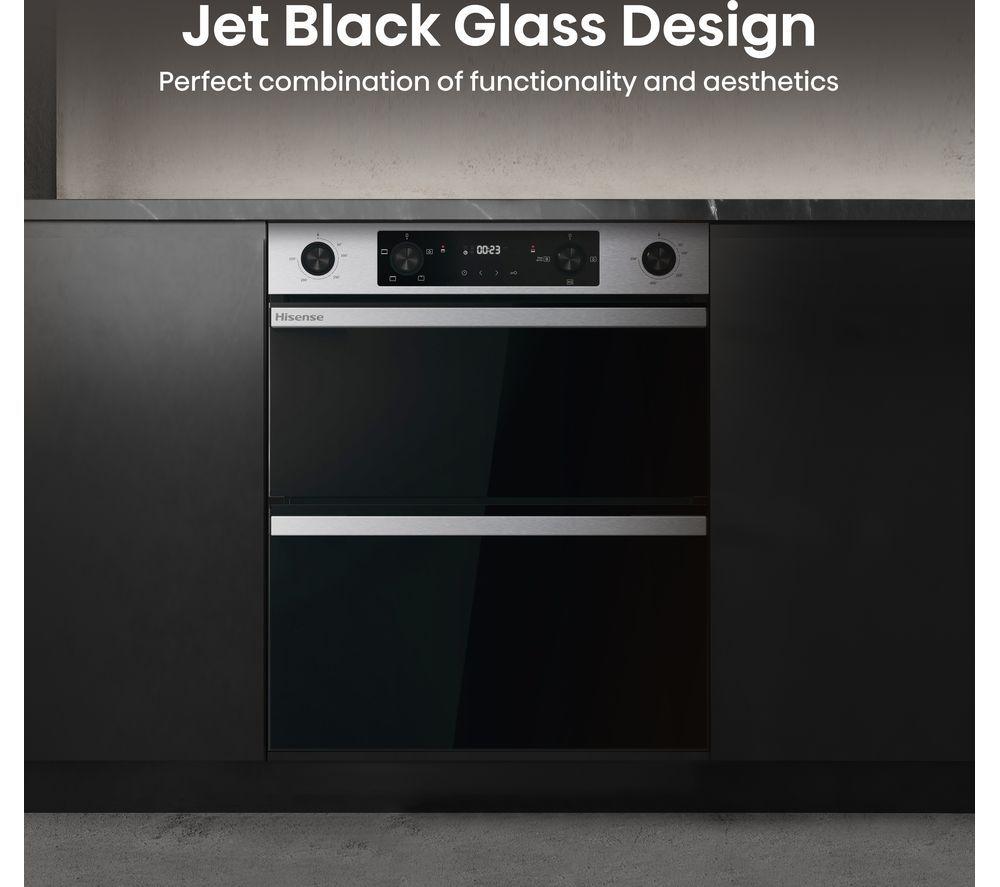HISENSE Hi6 54/38L BUD714221CX Electric Built-under Double Oven - Stainless Steel image number 4 of 15