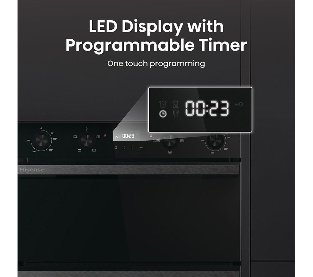 HISENSE Hi6 72/38L BID914221ADBG Electric Double Oven - Black image number 9 of 15