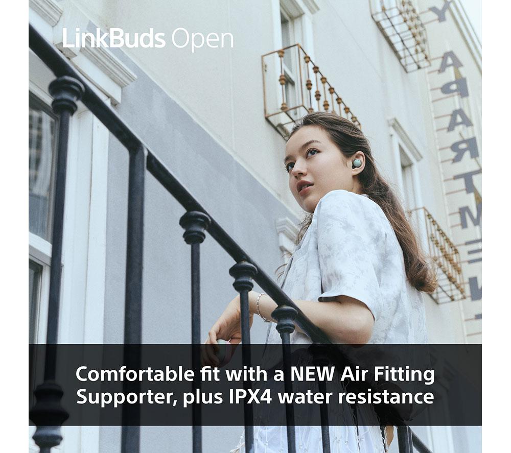 Buy SONY LinkBuds Open Wireless Bluetooth Earbuds - Black | Currys