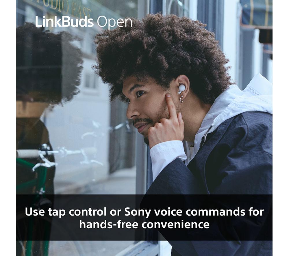 Buy SONY LinkBuds Open Wireless Bluetooth Earbuds - Black | Currys