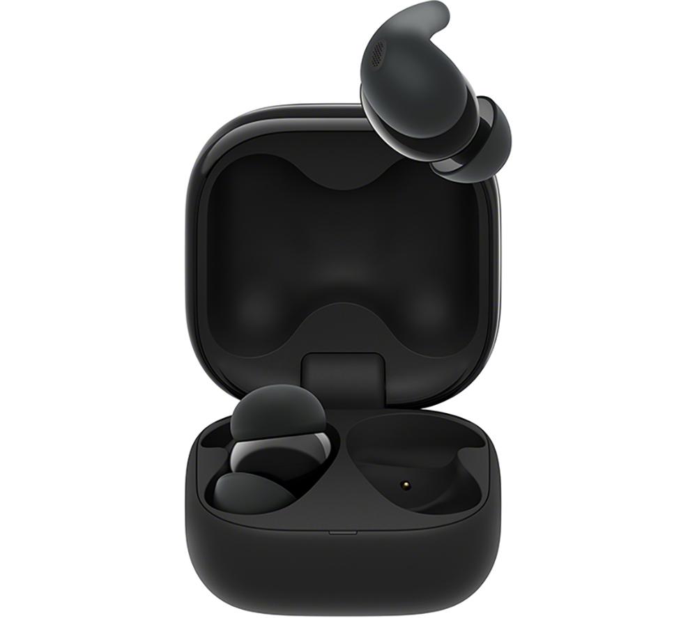 SONY LinkBuds Fit Wireless Bluetooth Noise-Cancelling Earbuds - Black image number 2 of 19