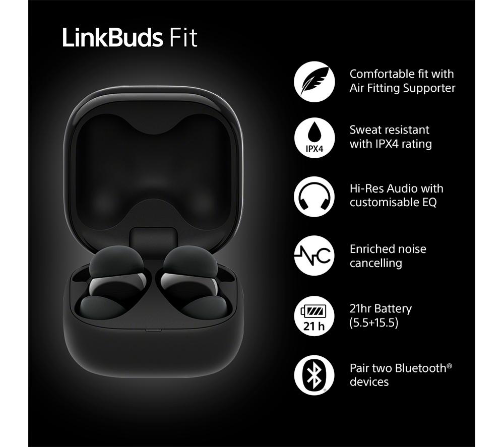 Buy SONY LinkBuds Fit Wireless Bluetooth Noise-Cancelling Earbuds