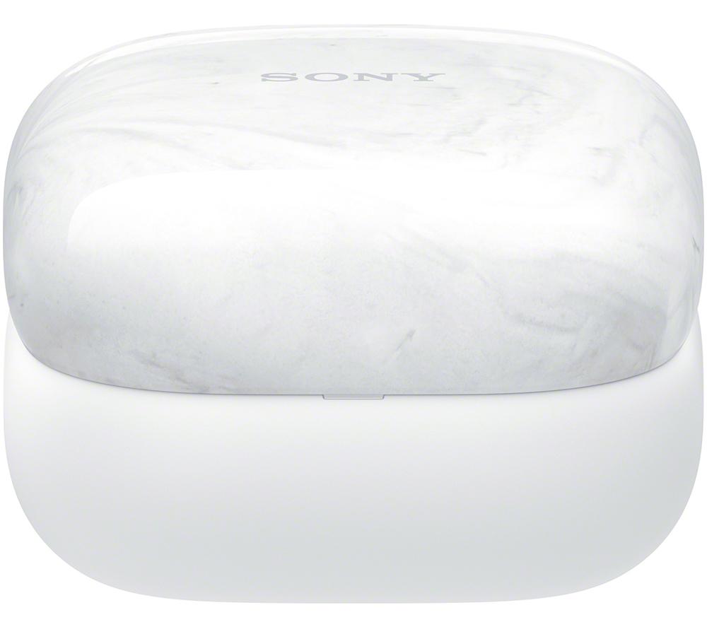SONY LinkBuds Fit Wireless Bluetooth Noise-Cancelling Earbuds - White image number 14 of 16