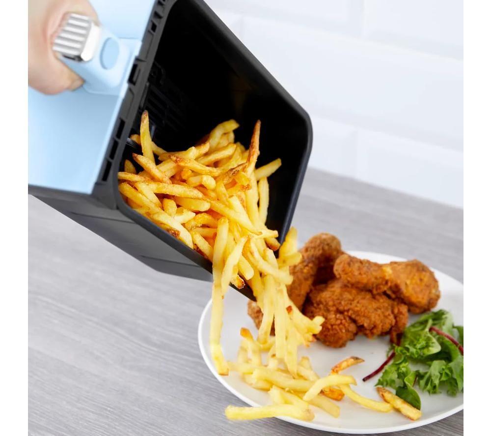 SWAN Retro SD10519BLU Air Fryer - Blue image number 8 of 9