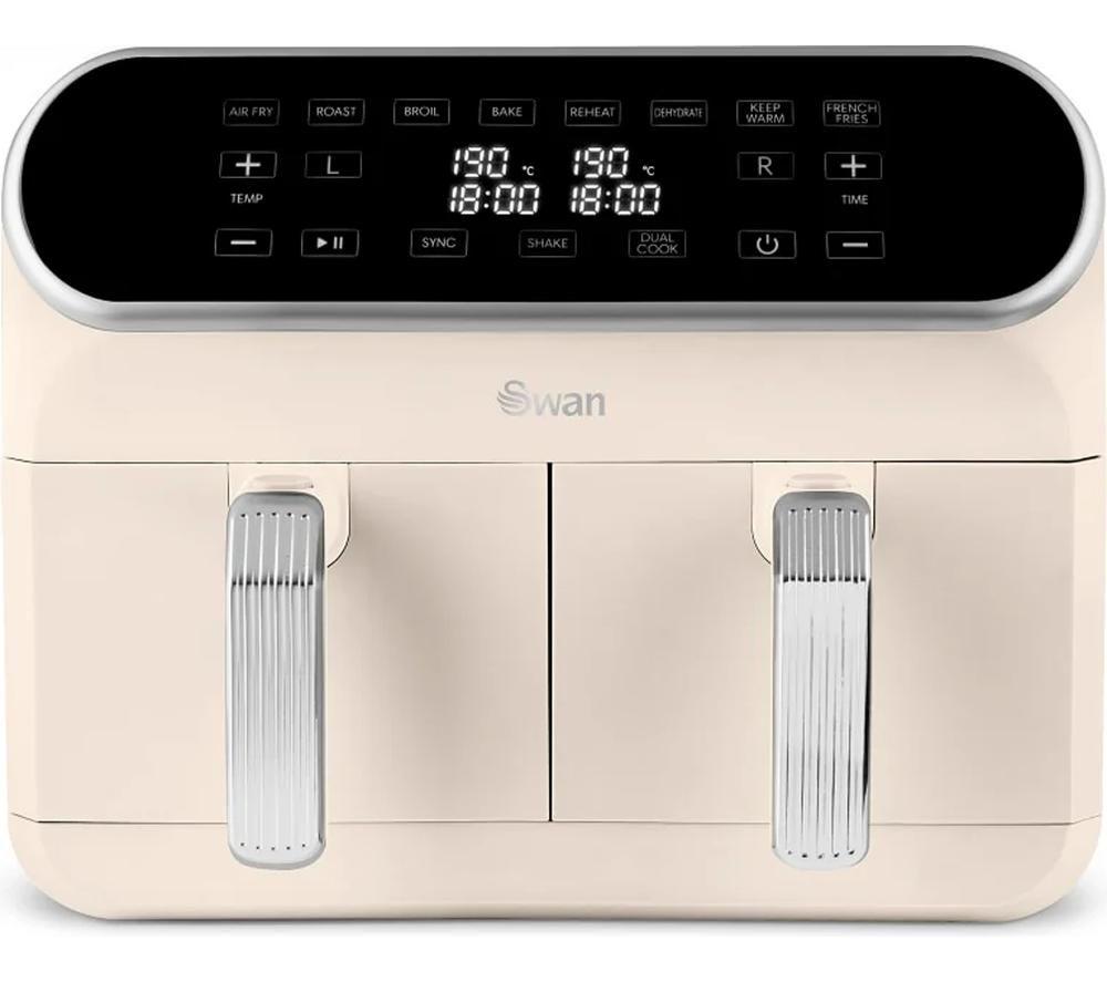 SWAN Retro SD10519C Air Fryer - Cream image number 2 of 7