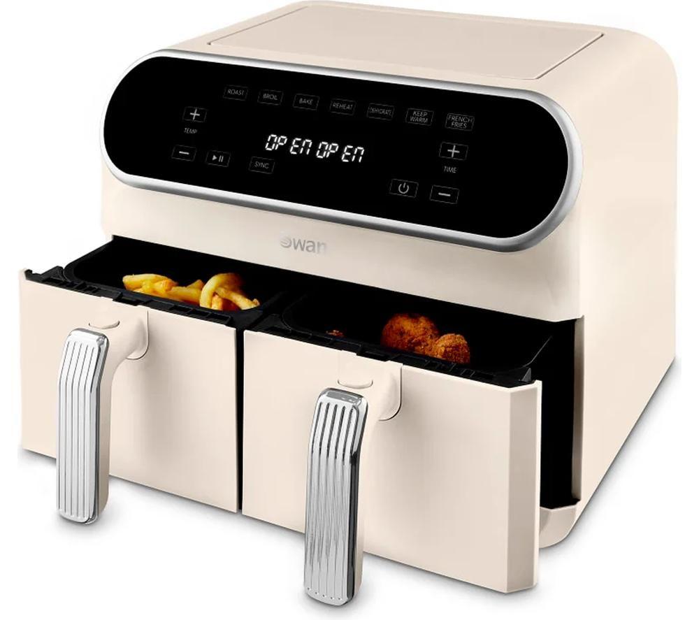 SWAN Retro SD10519C Air Fryer - Cream image number 3 of 7