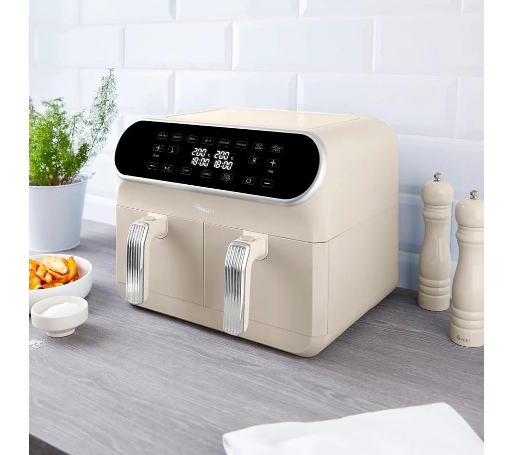SWAN Retro SD10519C Air Fryer - Cream image number 4 of 7