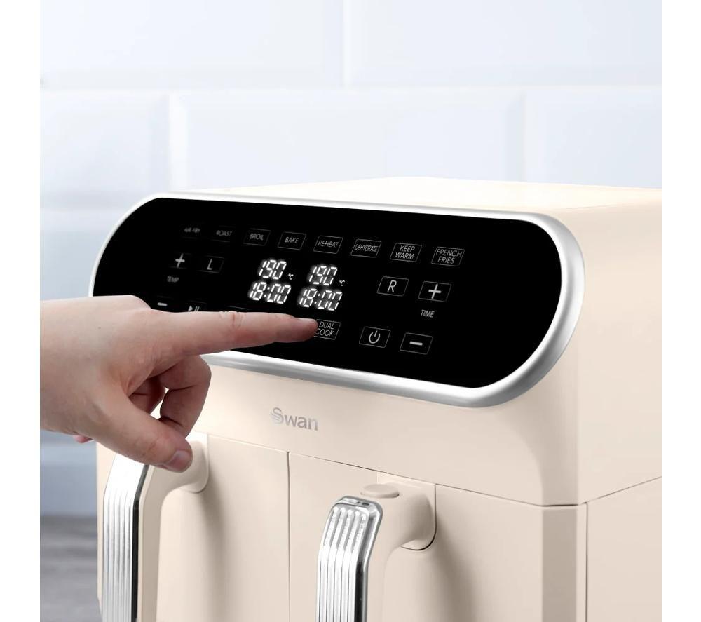 SWAN Retro SD10519C Air Fryer - Cream image number 6 of 7