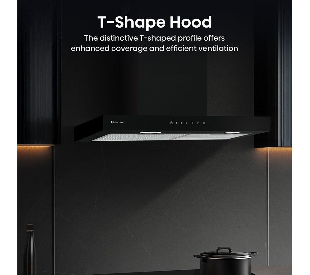 HISENSE CH6T14BBUK Chimney Cooker Hood - Black image number 3 of 18