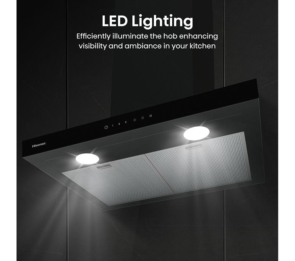 HISENSE CH6T14BBUK Chimney Cooker Hood - Black image number 10 of 18