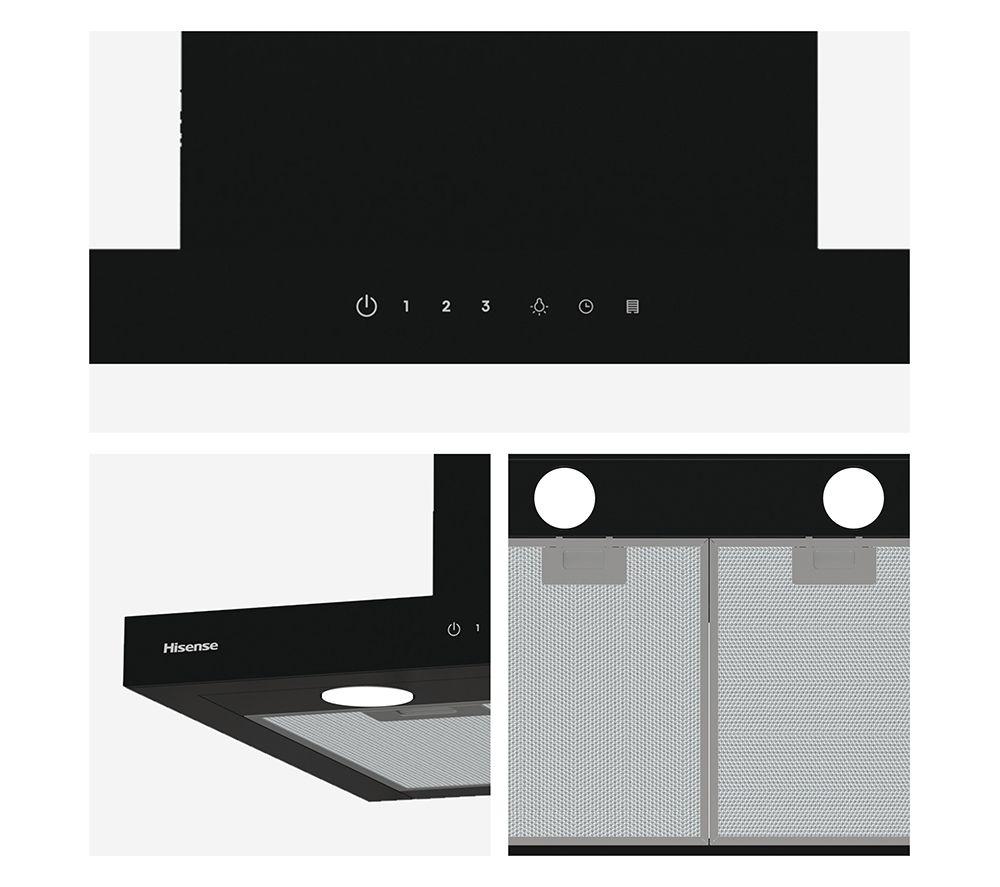 HISENSE CH6T14BBUK Chimney Cooker Hood - Black image number 15 of 18
