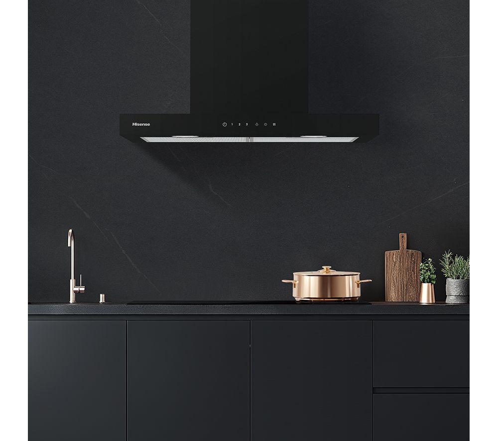 HISENSE CH6T14BBUK Chimney Cooker Hood - Black image number 17 of 18