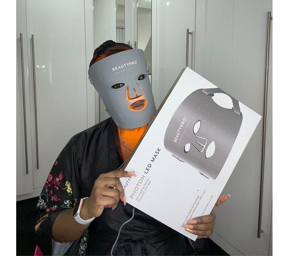 BEAUTYPRO Photon LED Therapy Mask - Grey image number 7 of 15