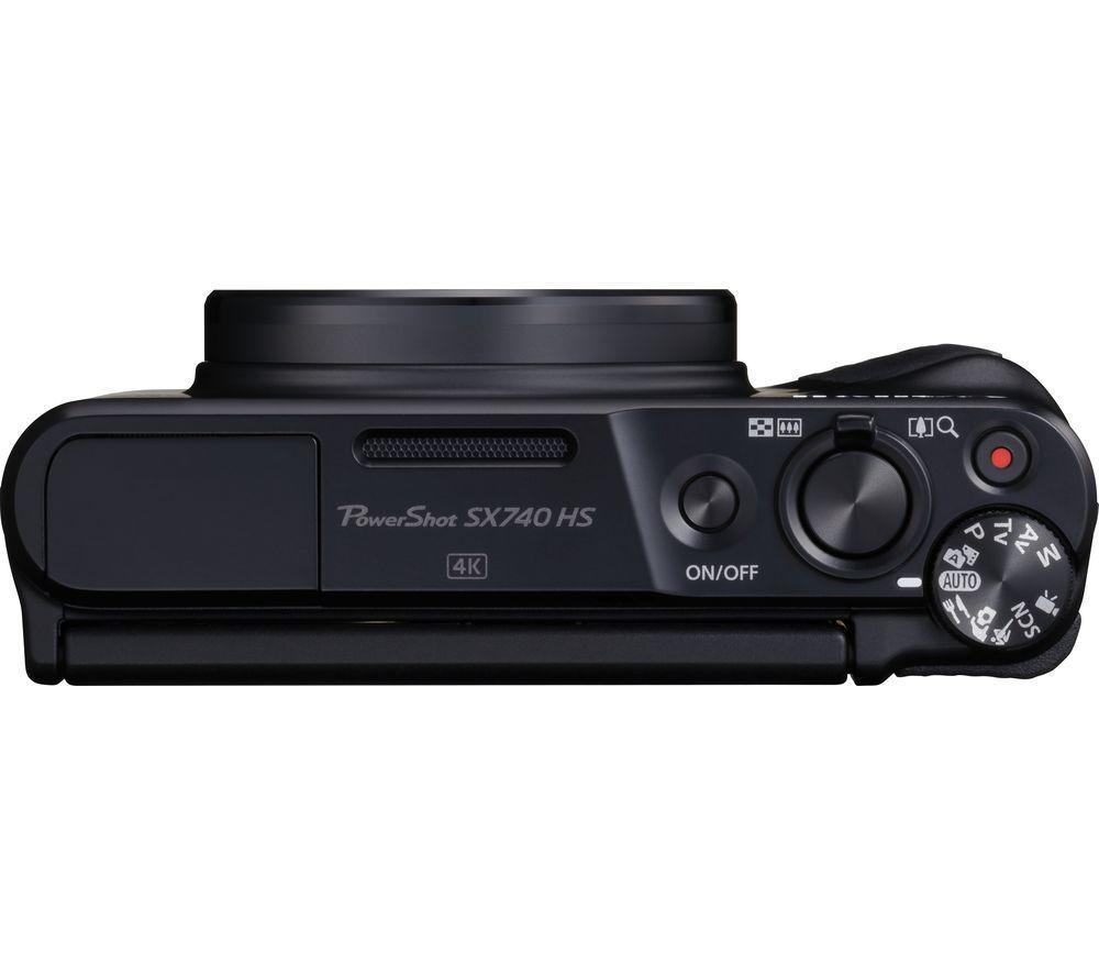 CANON PowerShot SX740 HS Lite Superzoom Compact Camera - Black image number 4 of 6