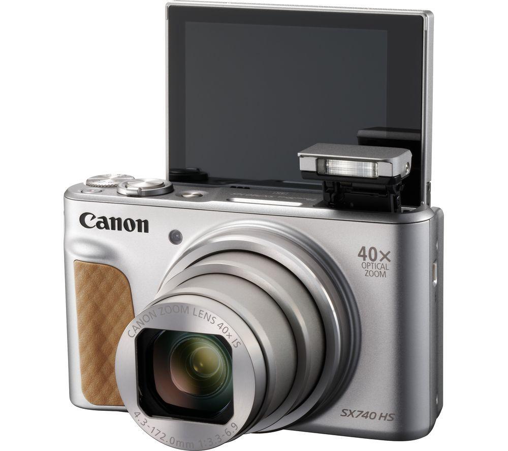 CANON PowerShot SX740 HS Lite Superzoom Compact Camera - Silver image number 2 of 6