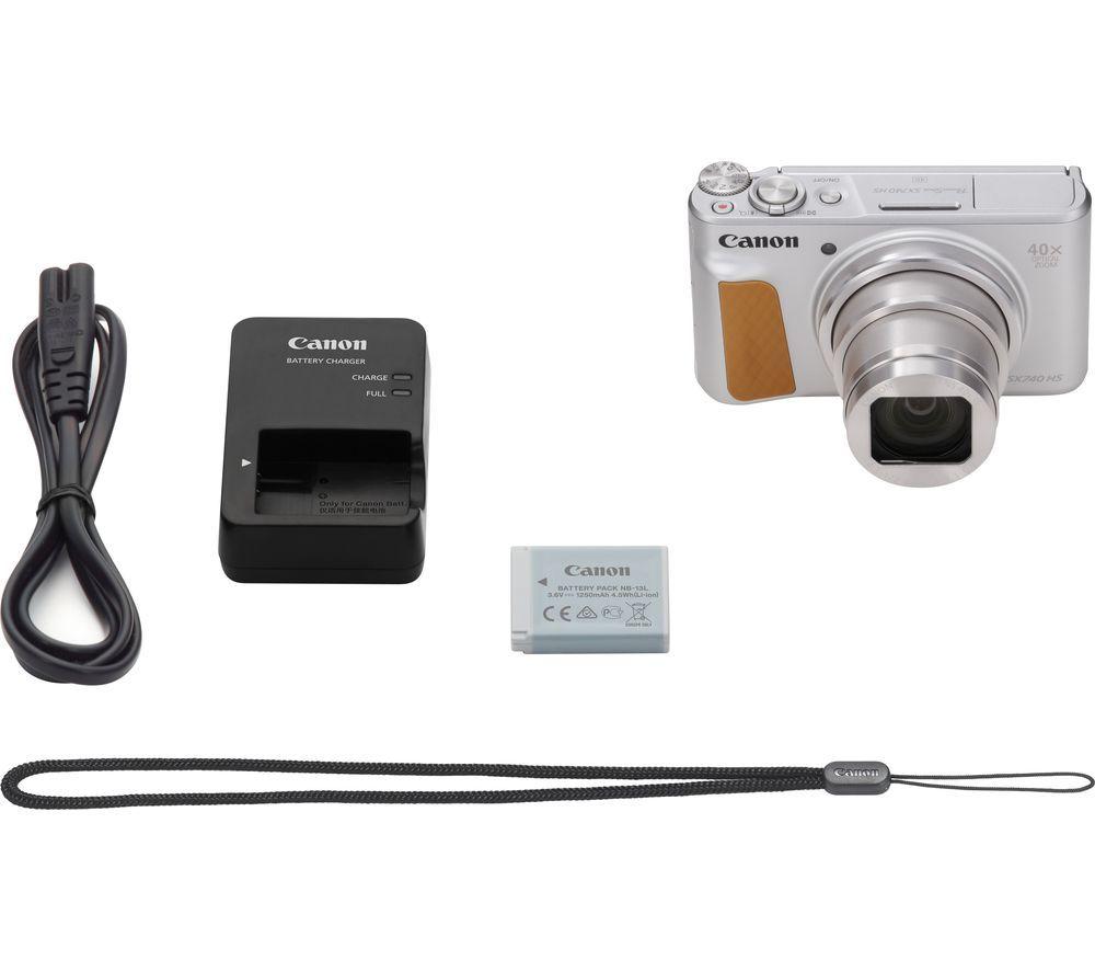CANON PowerShot SX740 HS Lite Superzoom Compact Camera - Silver image number 5 of 6