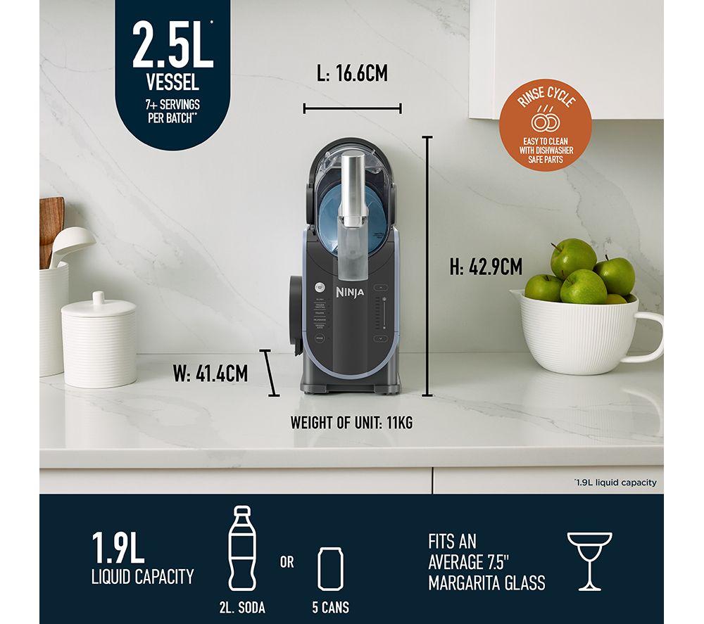 NINJA SLUSHi FS301UK Frozen Drink Maker - Artic Blue & Grey image number 8 of 9