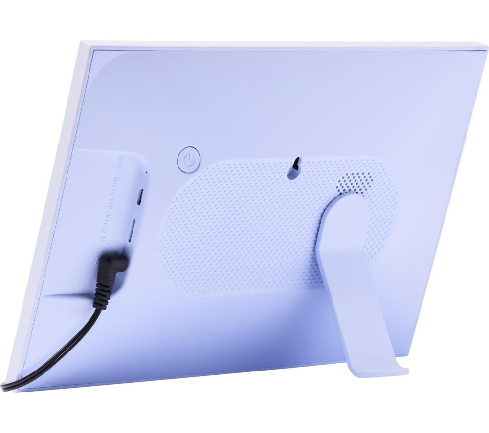 PIXIE 10.1" Digital Photo Frame - Lavender Blue image number 4 of 17