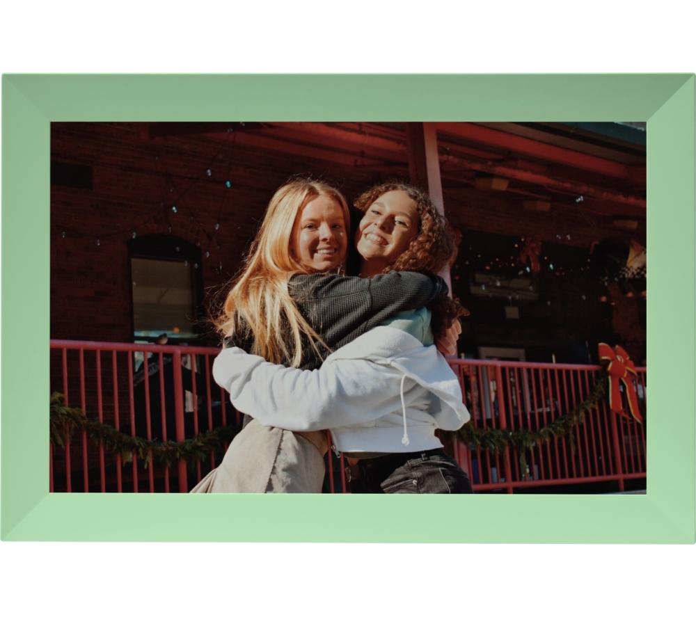 PIXIE 10.1" Digital Photo Frame - Mint Green
