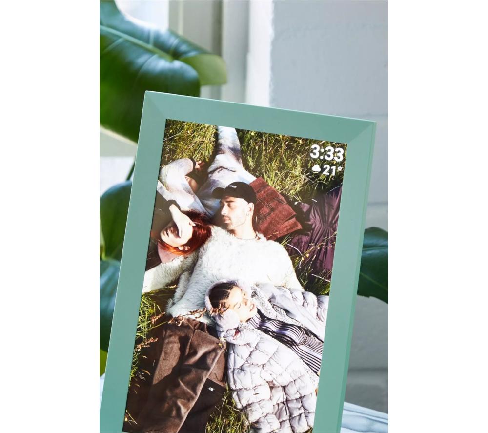 PIXIE 10.1" Digital Photo Frame - Mint Green image number 7 of 14