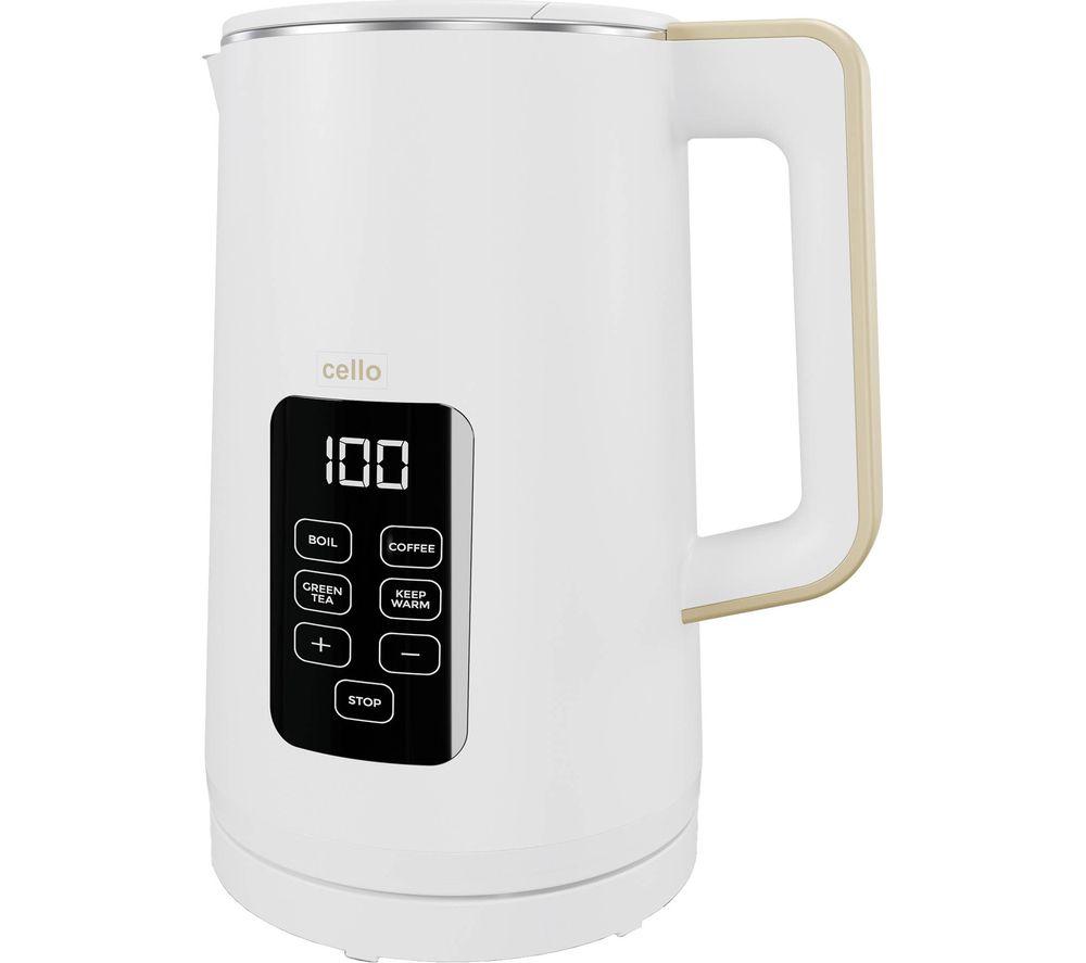 CELLO KE185 Electric Jug Kettle - Pebble White image number 2 of 4